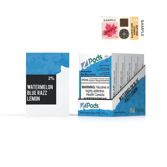 Watermelon Blue Razz Lemon - Z Pods CLOSED PODS Z Labs 