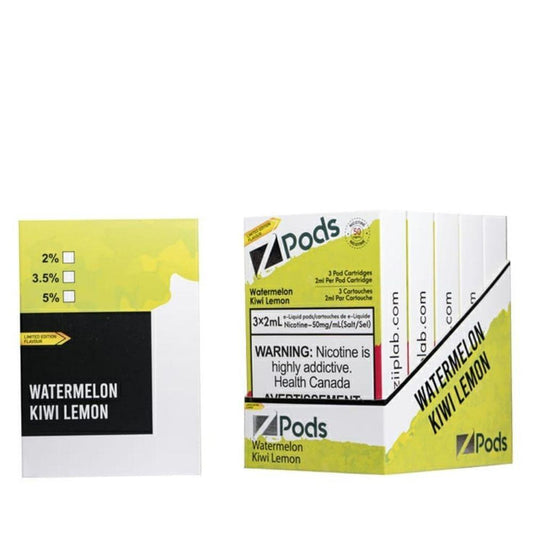 Watermelon Kiwi Lemon CLOSED PODS Z Labs 