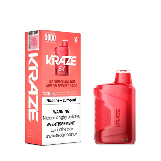 Watermelon Iced - Kraze 5000 Disposable Kraze 