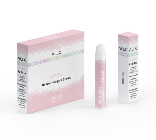 White Strawberry - 1600 Disposable Allo 1600 