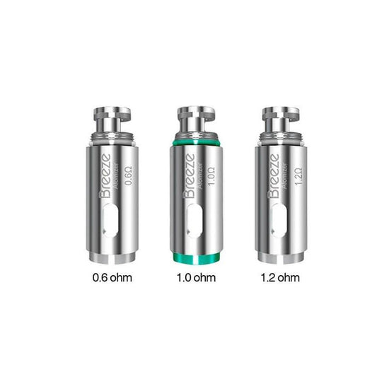 Breeze Replacement coils (Single coil) - E-Liquid, Vape, e-cigarette, vape pen, salt nic, 