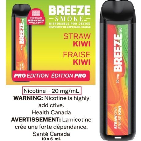 Straw Kiwi - BP Disposable Breeze Pro 