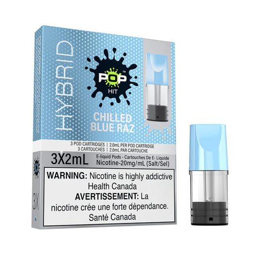 Chilled Blue Razz - POP CLOSED PODS POP 