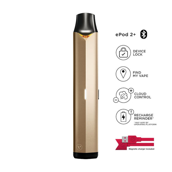 ePod 2+ Connected Device Closed Pod System Vuse Gold 