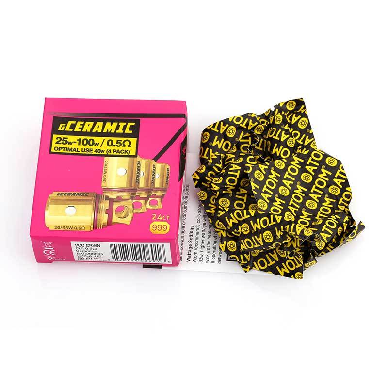 Crown Replacement coils (Single Coil) - E-Liquid, Vape, e-cigarette, vape pen, salt nic, 