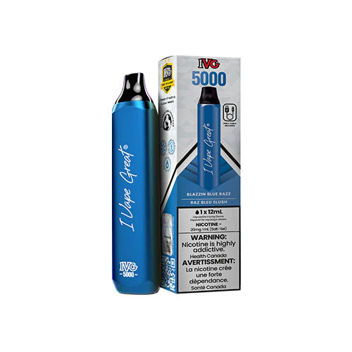 Load image into Gallery viewer, Blazin Blue Razz - IVG 5000 Disposable IVG 
