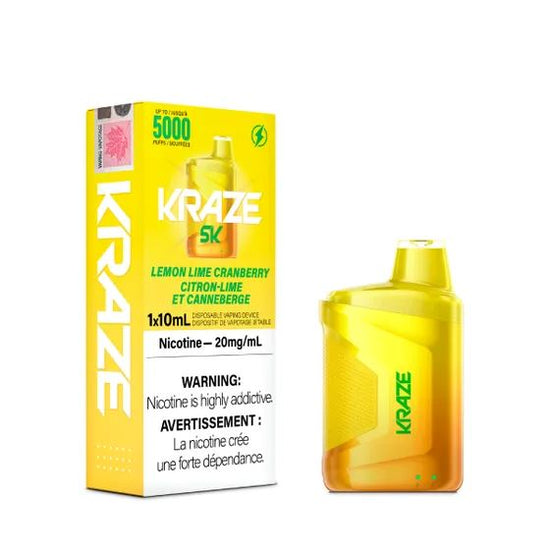 Lemon Lime Cranberry - Kraze 5000 Disposable Kraze 