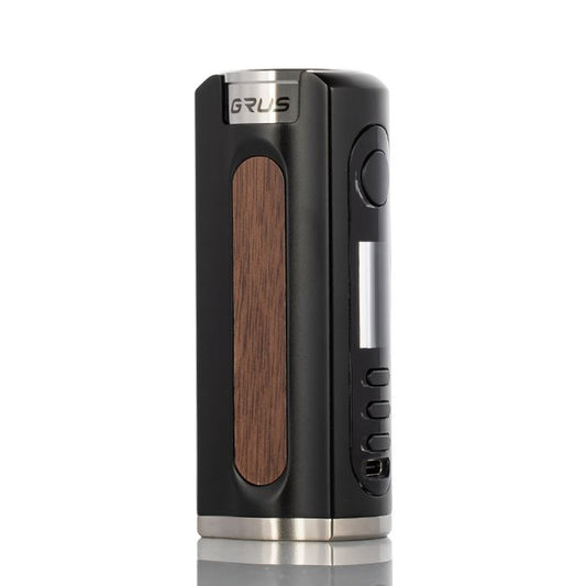 GRUS 100W Box Mod HIGH POWERED DEVICE LOST VAPE Black Walnut Wood 