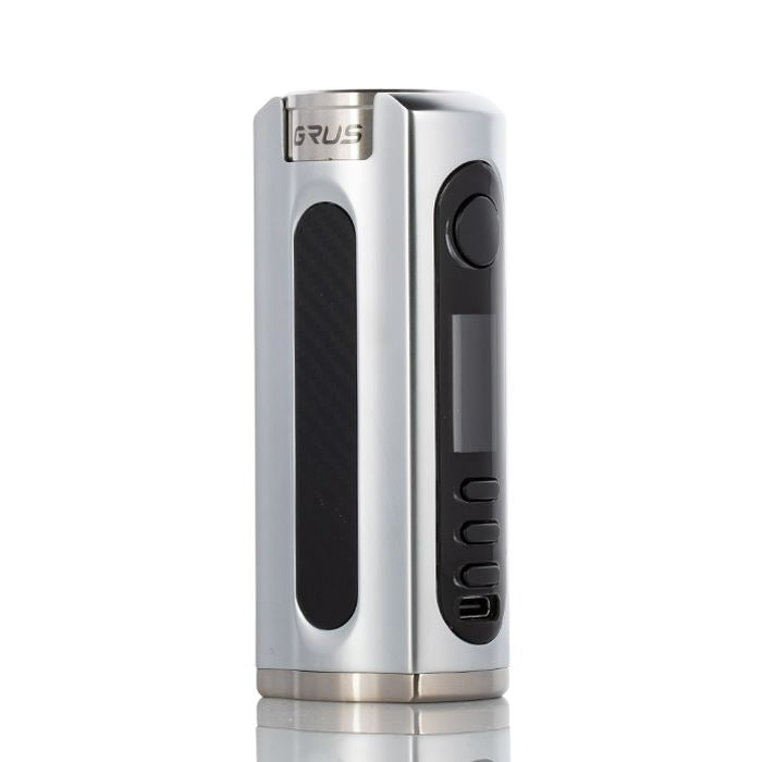 GRUS 100W Box Mod HIGH POWERED DEVICE LOST VAPE Stainless Carbon Fibre 