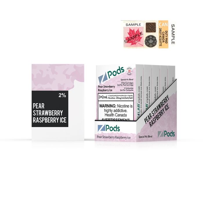 Pear Strawberry Raspberry Ice - Z Pods CLOSED PODS Z Labs 