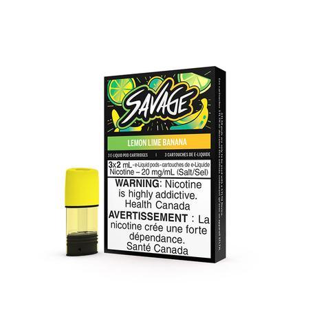 Lemon Lime Banana By Savage CLOSED PODS STLTH 