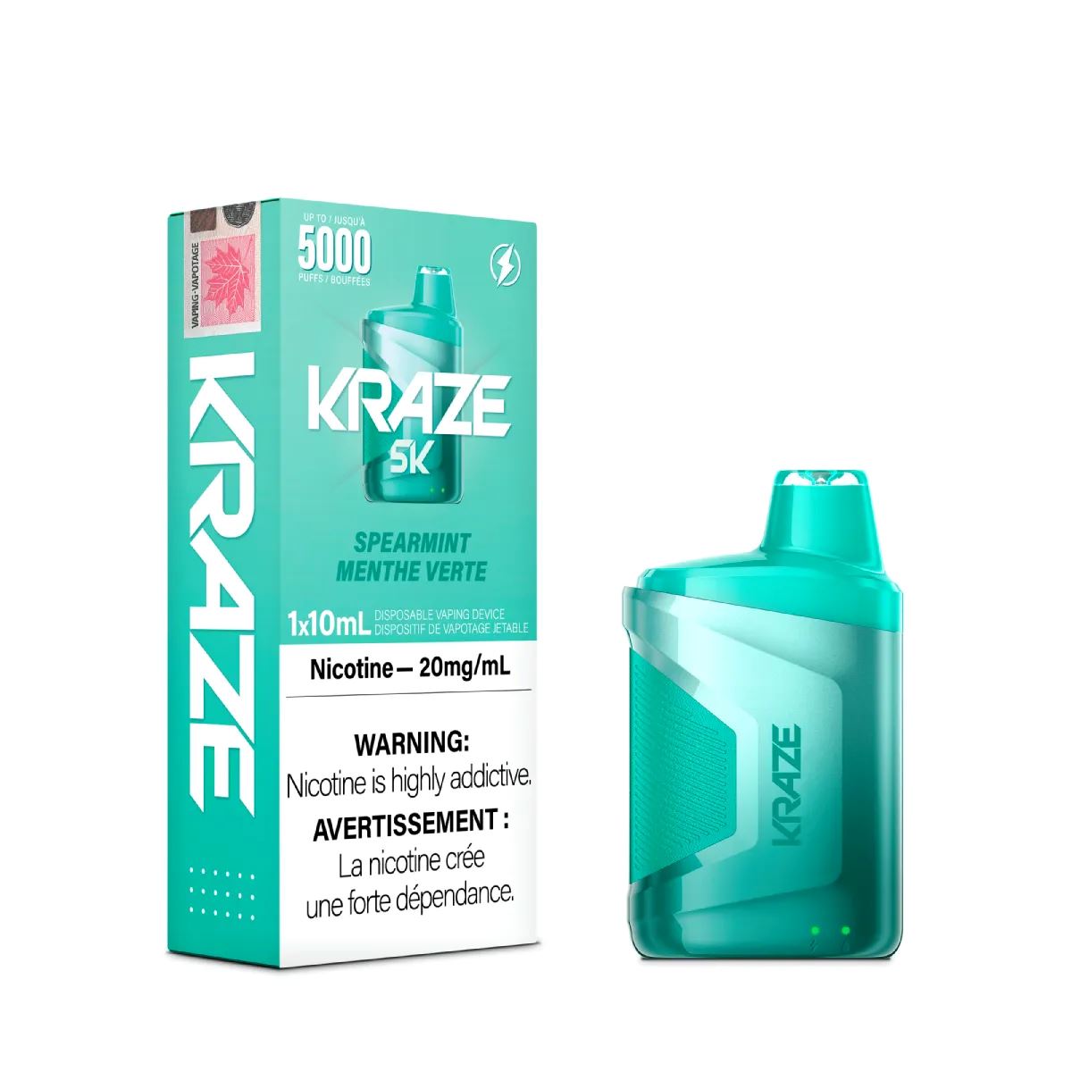 Load image into Gallery viewer, Spearmint - Kraze 5000 Disposable Kraze 
