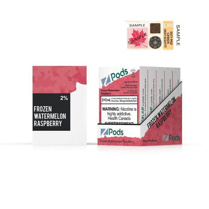 Frozen Watermelon Raspberry - Z Pods CLOSED PODS Z Labs 