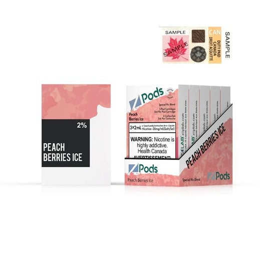 Peach Berries Ice - Z Pods CLOSED PODS Z Labs 