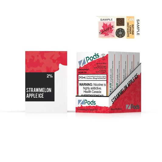 Strawmelon Apple Ice - Z Pods CLOSED PODS Z Labs 