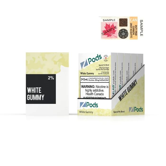 White Gummy - Z Pods CLOSED PODS Z Labs 