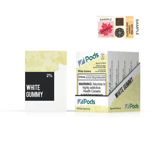 White Gummy - Z Pods CLOSED PODS Z Labs 